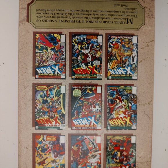 MARVEL MASTERWORKS VOLUME 12 THE X MEN   GOLD FOIL PRINT    By Chris Claremont - Picture 6 of 16